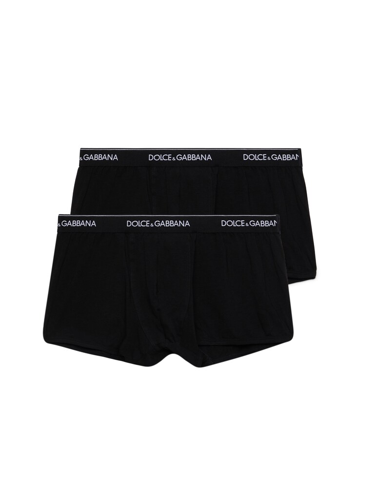Dolce & Gabbana Set di 2 boxer in cotone stretch