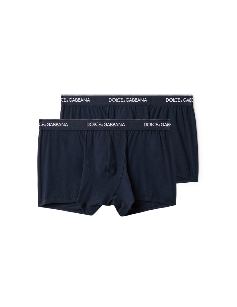 Dolce & Gabbana Set di 2 boxer in cotone stretch