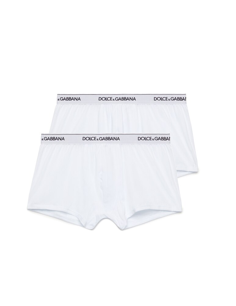 Dolce & Gabbana Set di 2 boxer in cotone stretch