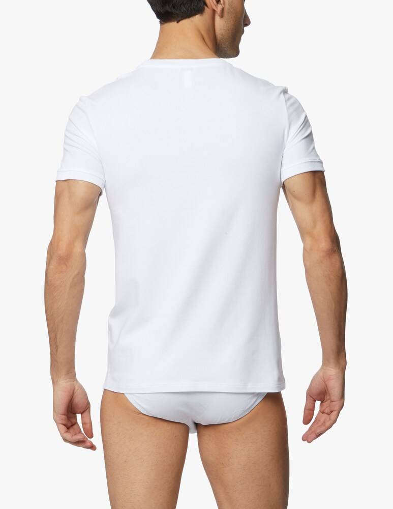 Dolce & Gabbana T-shirt Girocollo In Cotone Stretch
