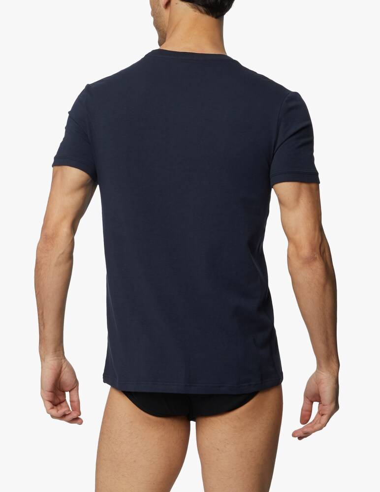 Dolce & Gabbana T-shirt Girocollo In Cotone Stretch