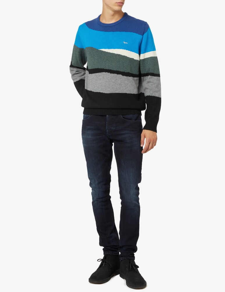 Dondup Jeans George Blu Black Slavato