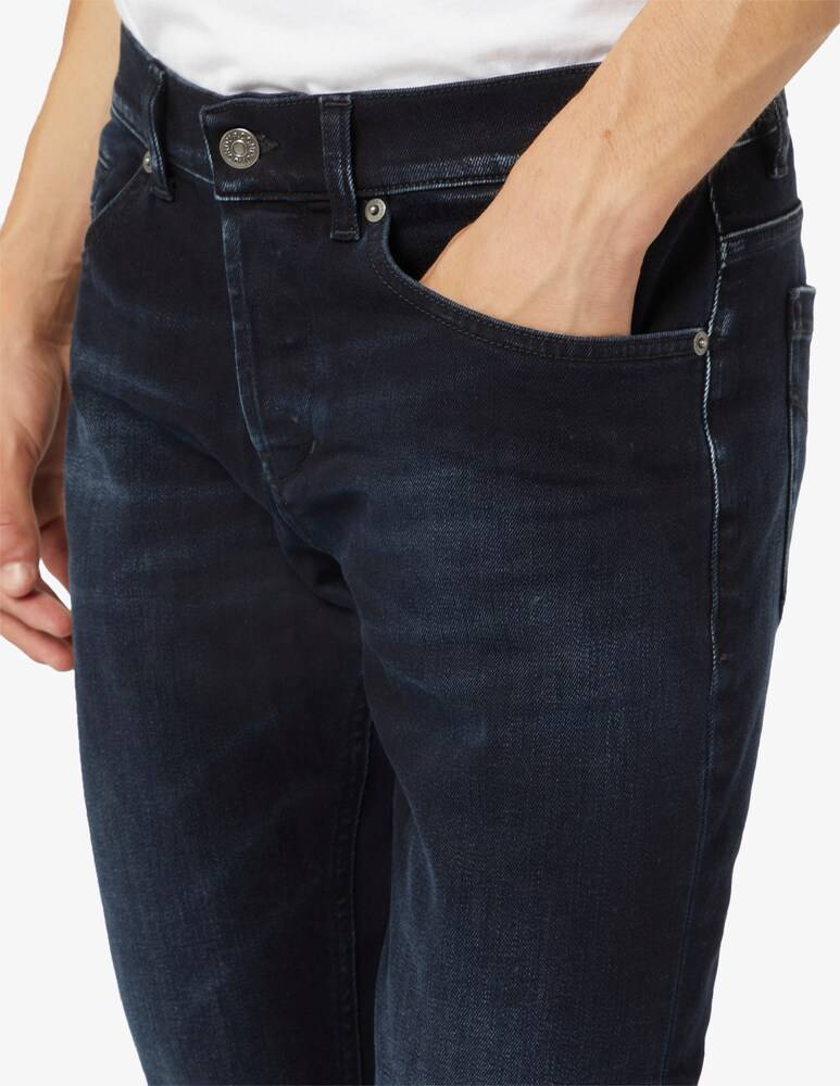 Dondup Jeans George Blu Black Slavato