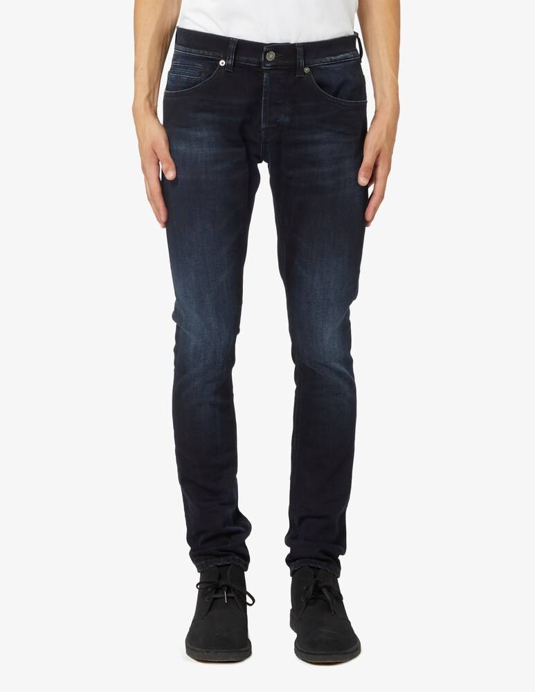 Dondup Jeans george blu black slavato