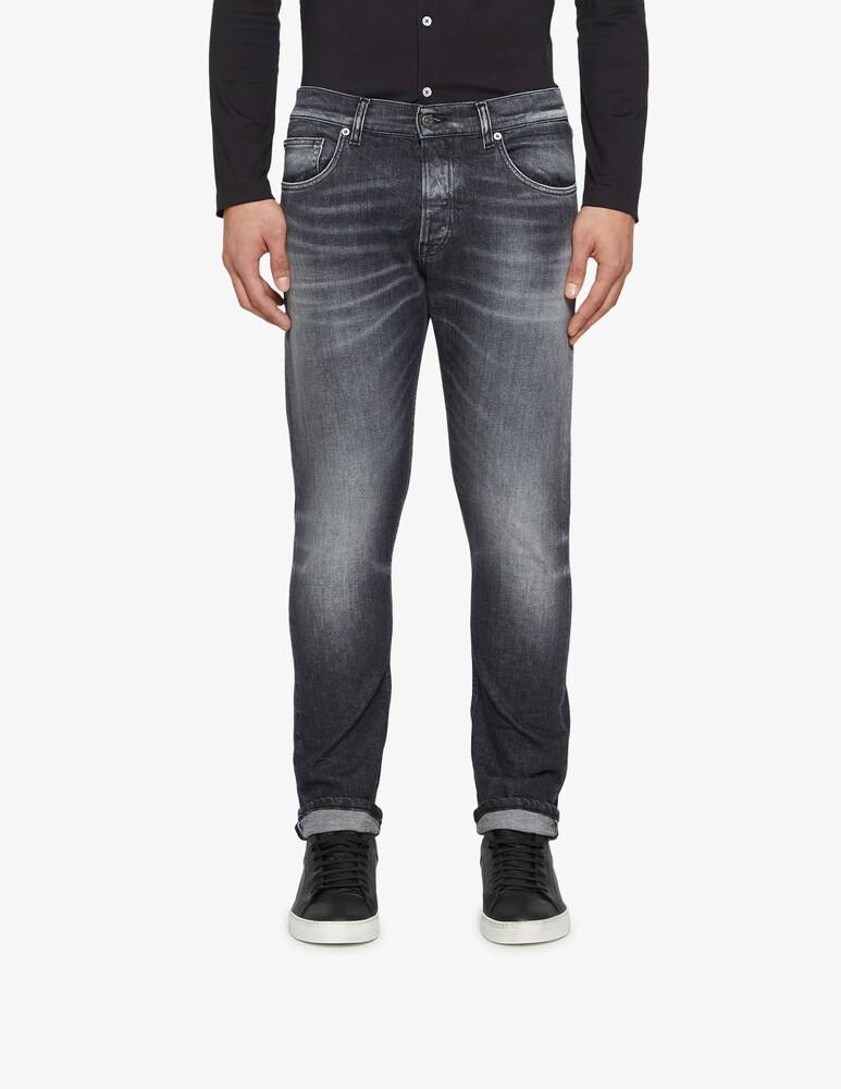 Dondup Jeans George Nero Lavato