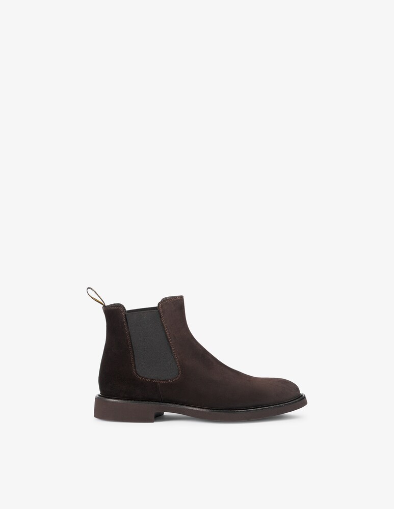 Doucal's Stivaletti chelsea in visone suede