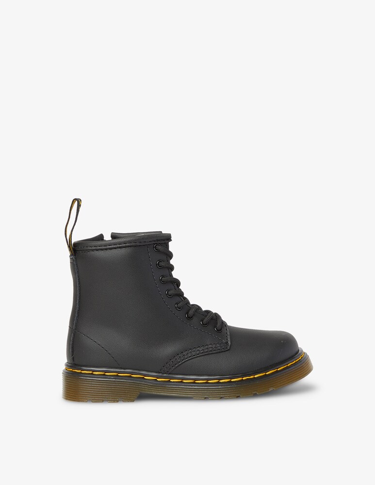Dr. Martens Stivaletti in pelle soft crib 1460 - Nero