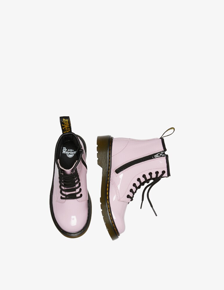Dr. Martens Stivaletti In Pelle Verniciata 1460 - Rosa