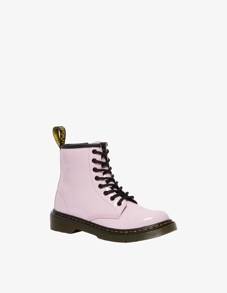 Dr. Martens Stivaletti in pelle verniciata 1460 - Rosa