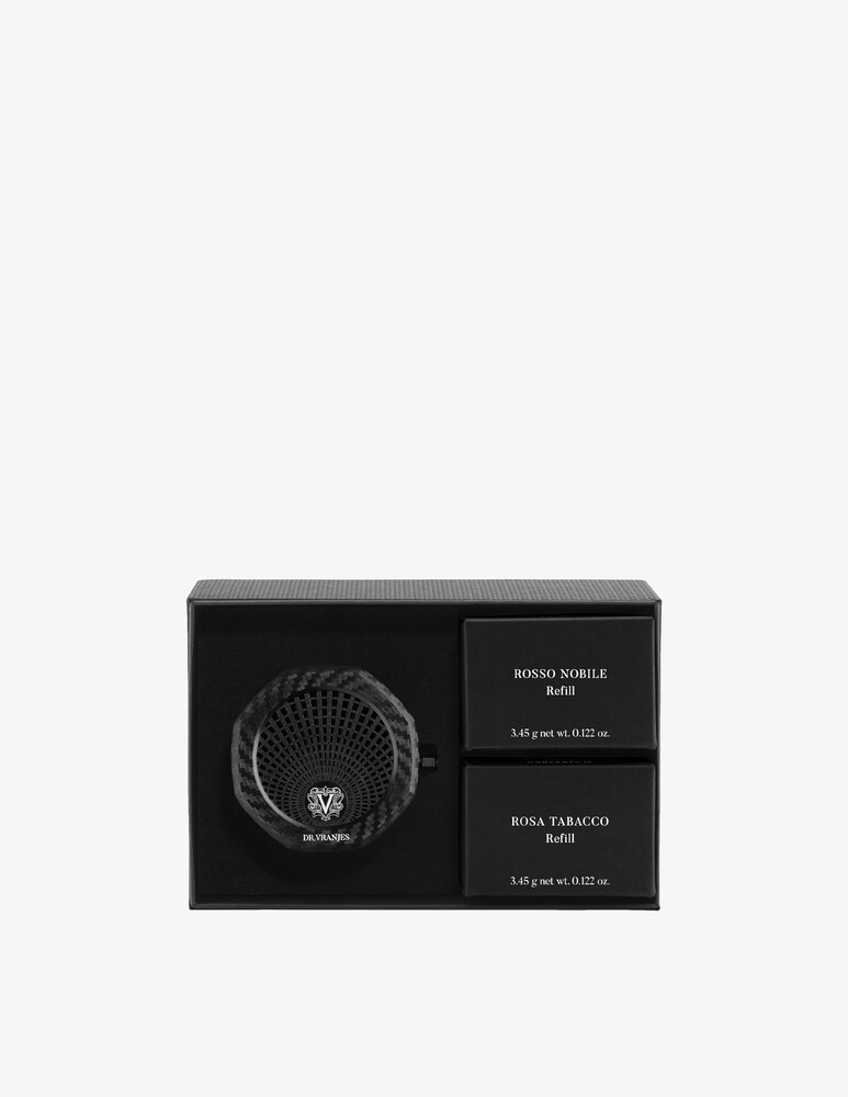 Dr Vranjes Gift Box Carparfum Con Ricariche - Rosso N. E Rosa Tabacco