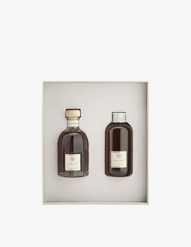 Dr Vranjes Gift Box Fragranza Amb. 100 Ml & Ricarica 150 Ml-Melograno
