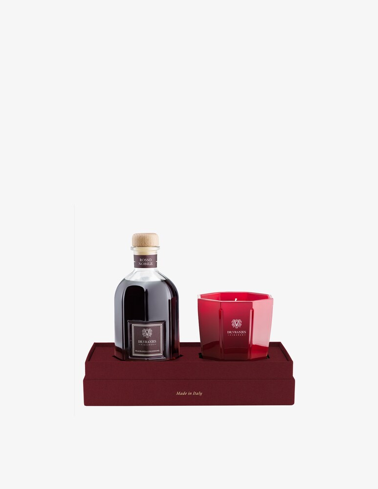 Dr Vranjes Gift Box Rosso Nobile 250 Ml & Candela S