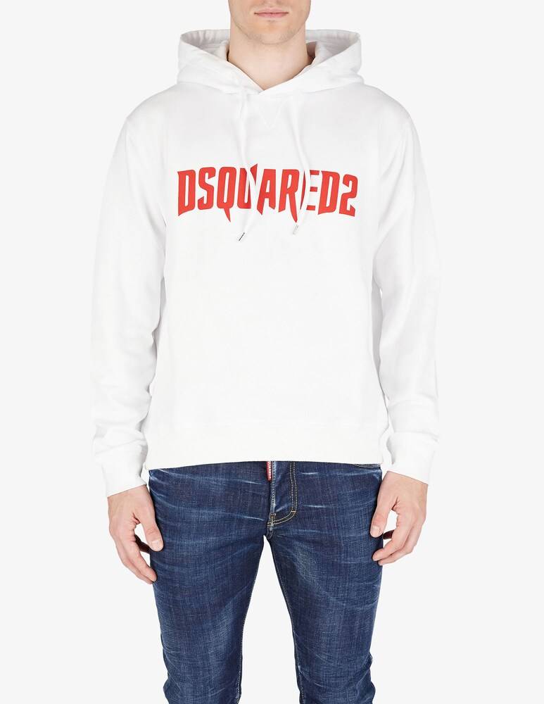 Dsquared2 Felpa con cappuccio con logo