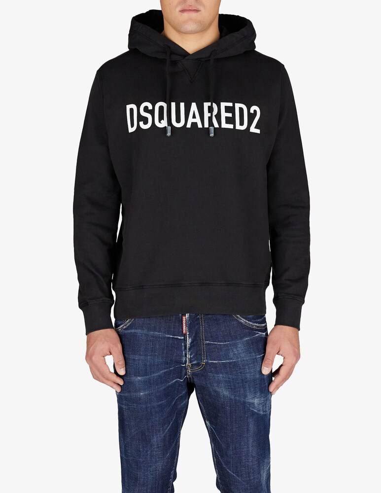 Dsquared2 Felpa con cappuccio con logo