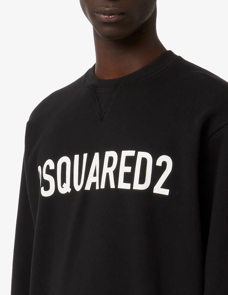 Dsquared2 Felpa Girocollo Logo