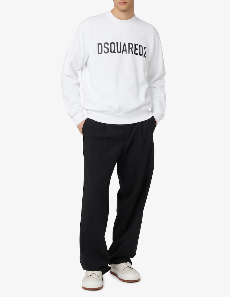 Dsquared2 Felpa Girocollo Logo
