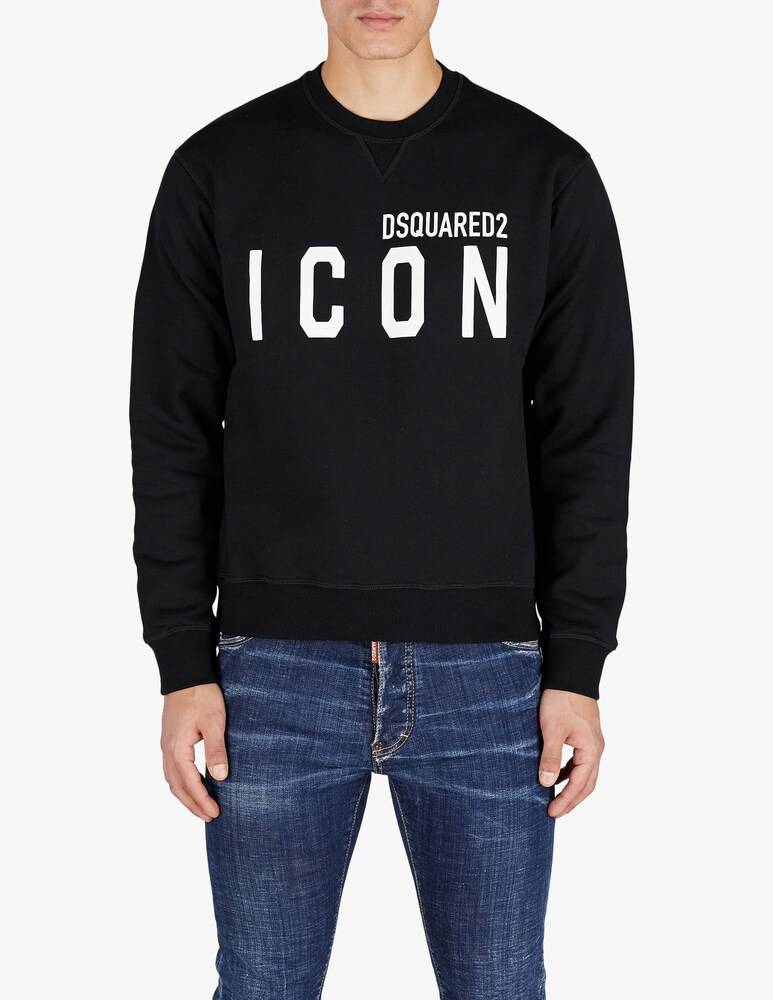 Dsquared2 Felpa icon logo grande