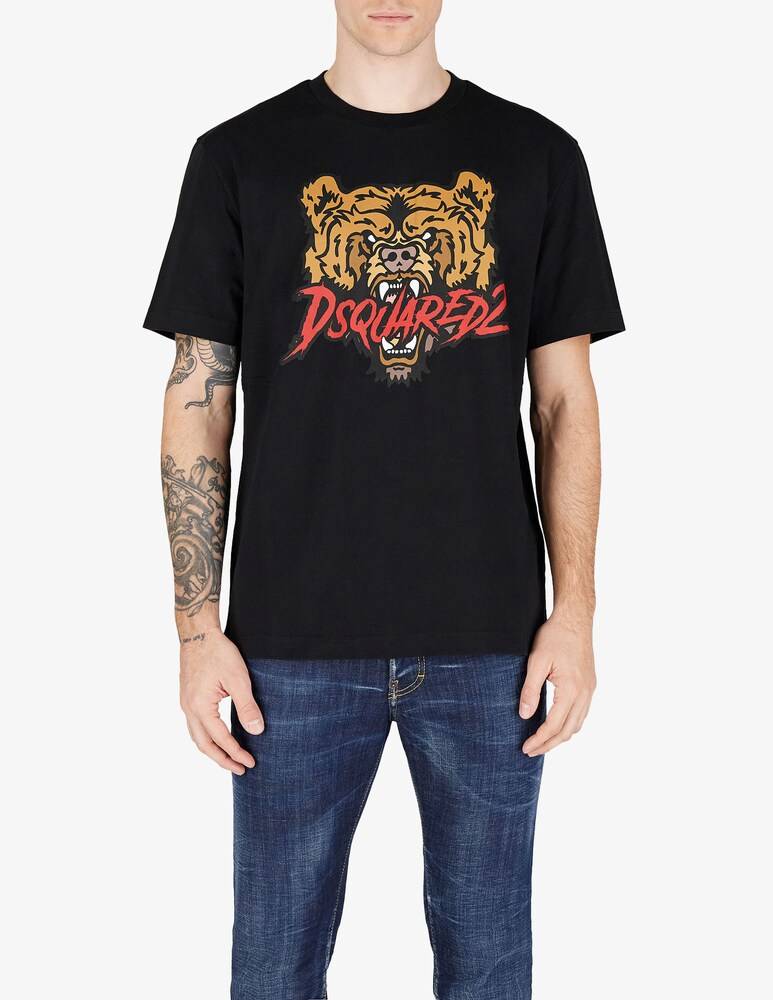 Dsquared2 Maglietta con stampa orso