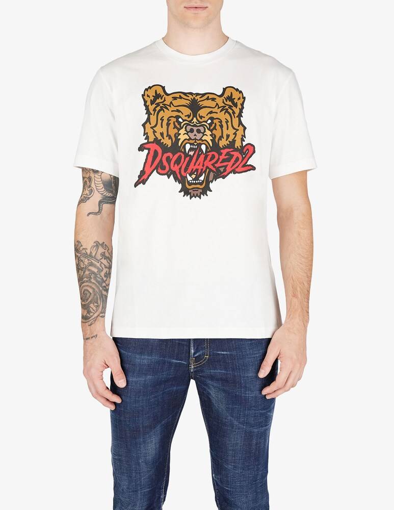 Dsquared2 Maglietta con stampa orso