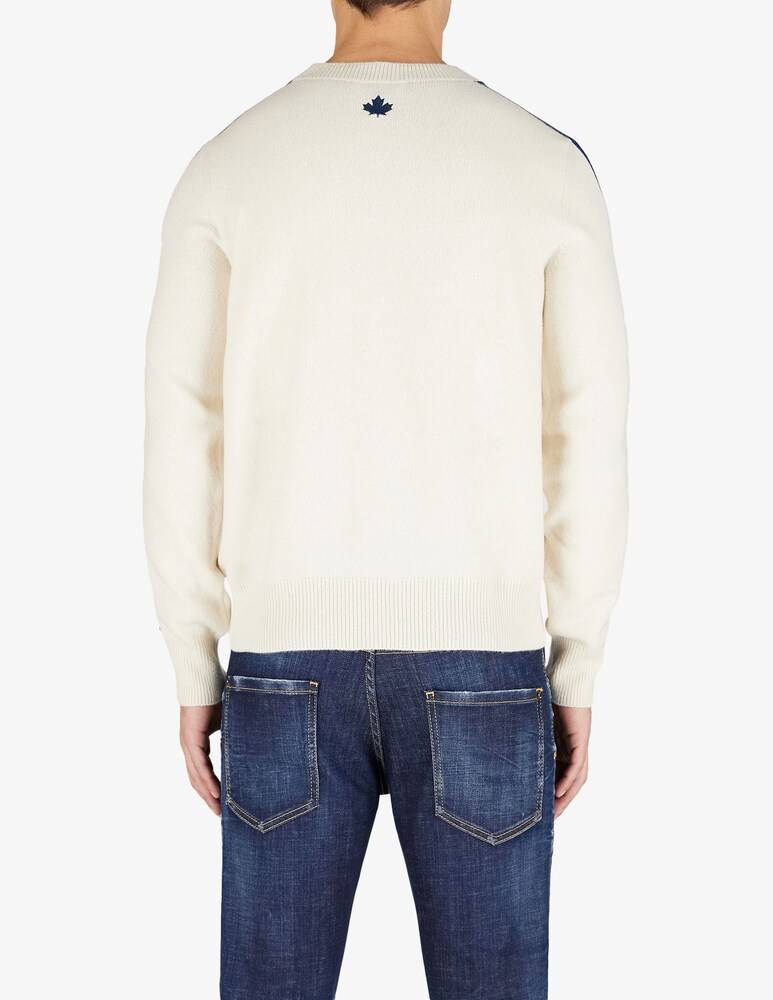 Dsquared2 Maglione Bande Blu