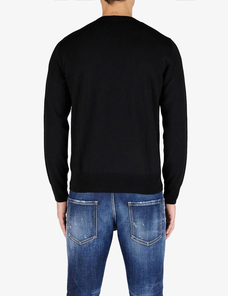 Dsquared2 Maglione Con Foglia
