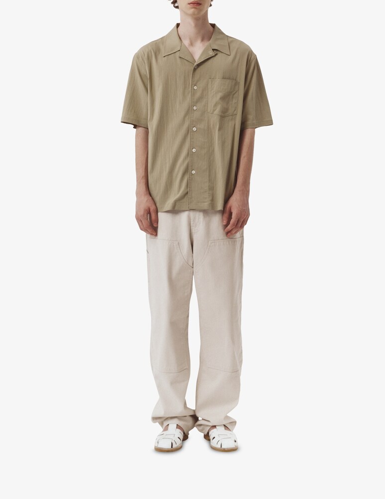 Dunst Camicia maniche corte out-pocket open collar
