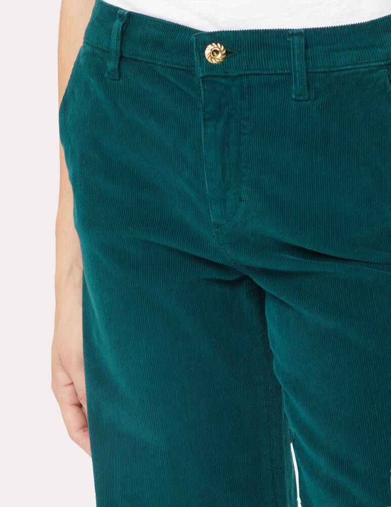 Elizabeth Ascot Pantaloni A Gamba Larga America Velluto