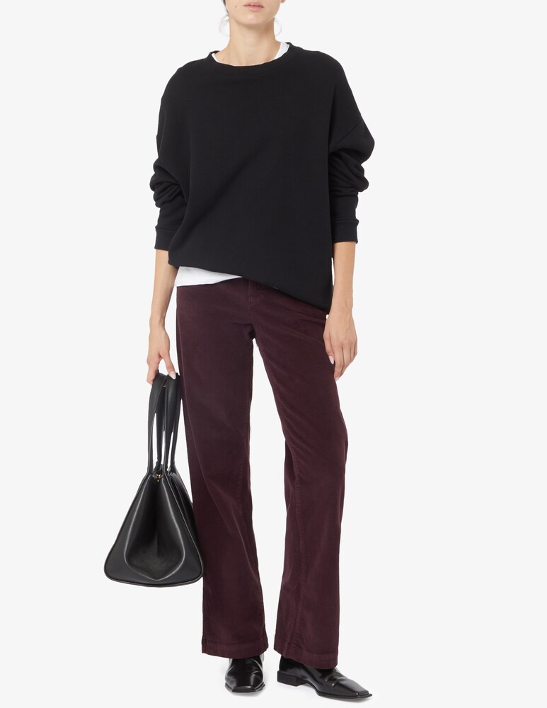 Elizabeth Ascot Pantaloni A Gamba Larga America Velluto