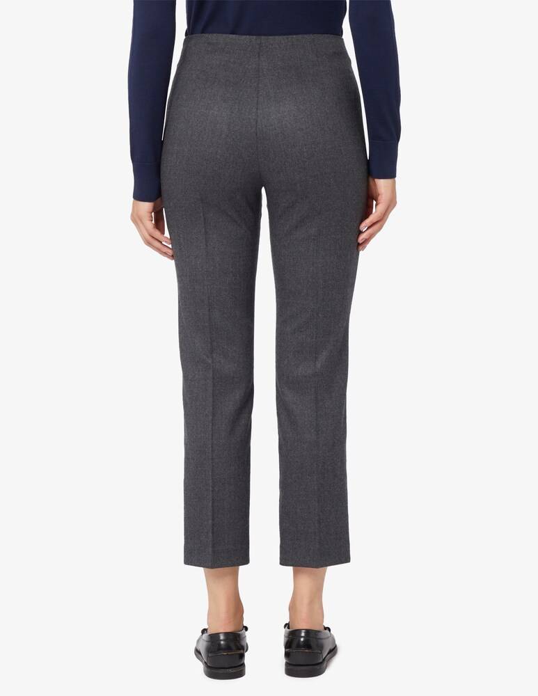 Elizabeth Ascot Pantaloni A Sigaretta Flanel