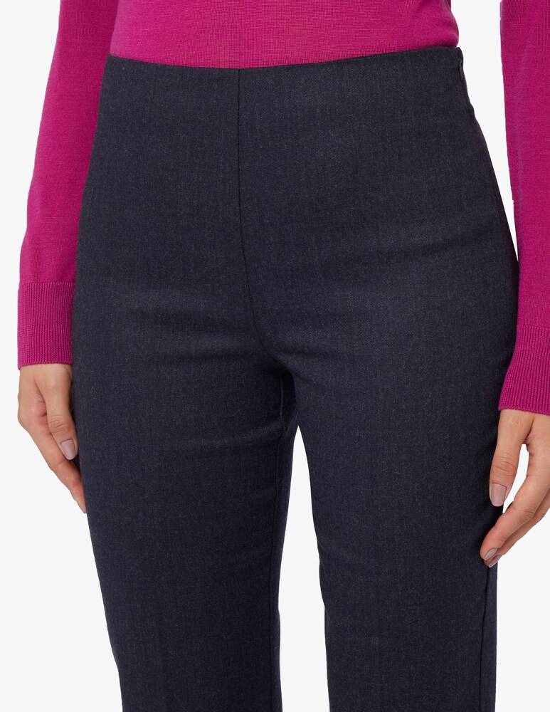 Elizabeth Ascot Pantaloni A Sigaretta Flanel