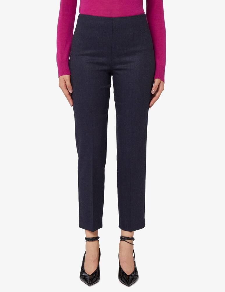Elizabeth Ascot Pantaloni a sigaretta flanel