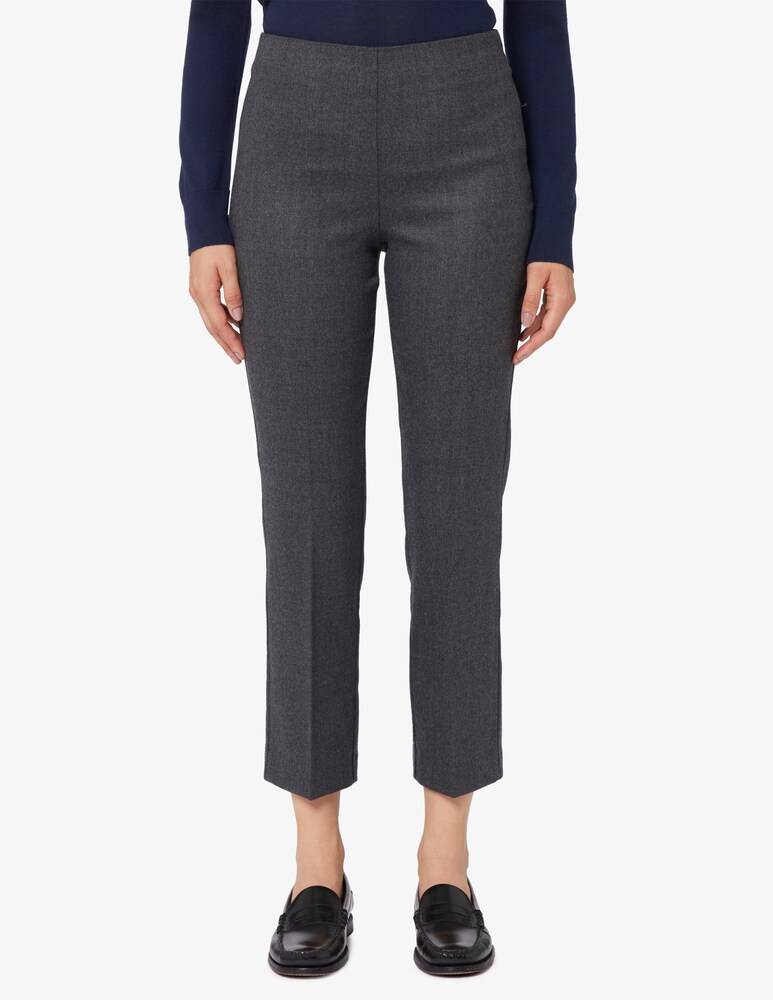 Elizabeth Ascot Pantaloni a sigaretta flanel