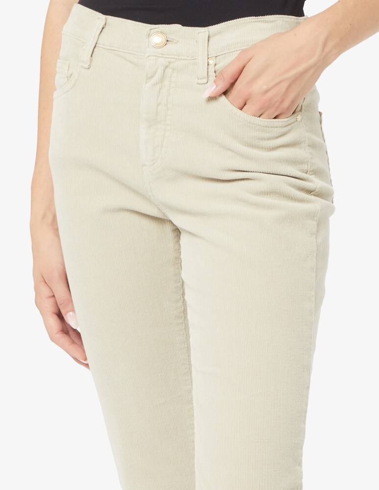 Elizabeth Ascot Pantaloni Slim Fit 5 Tasche Velluto