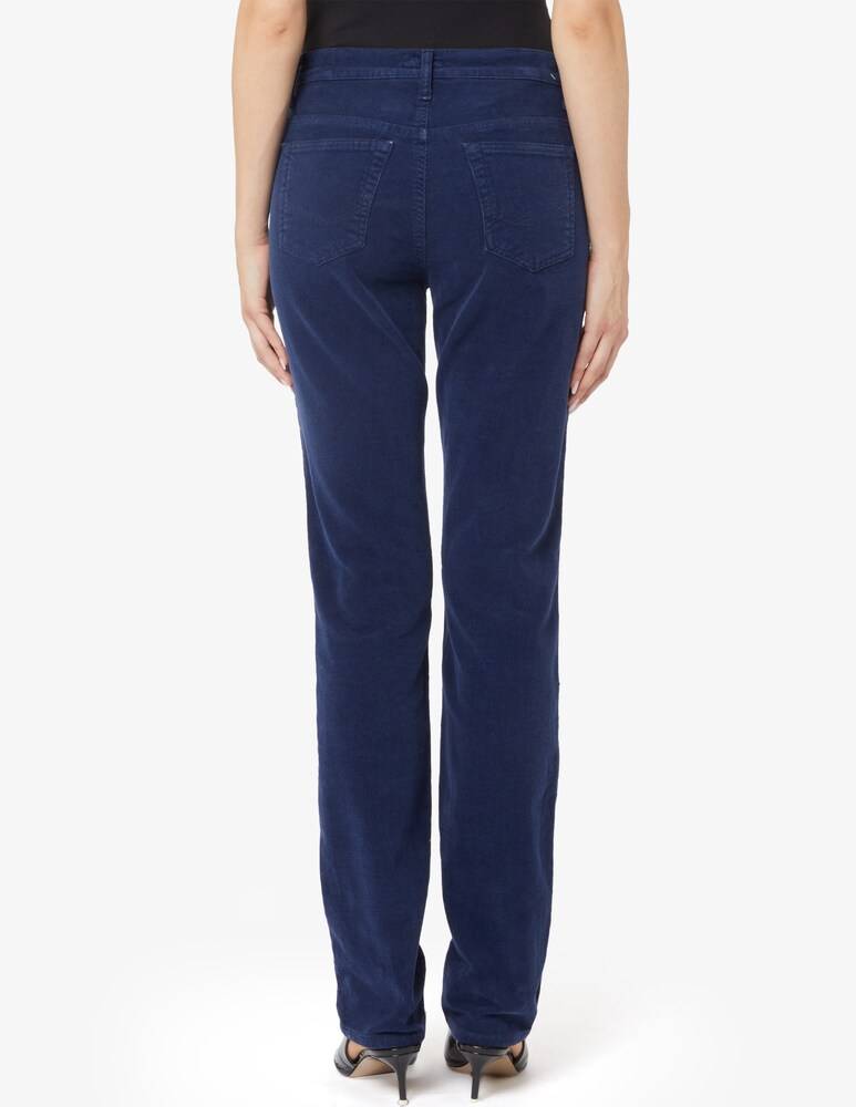 Elizabeth Ascot Pantaloni Slim Fit 5 Tasche Velluto