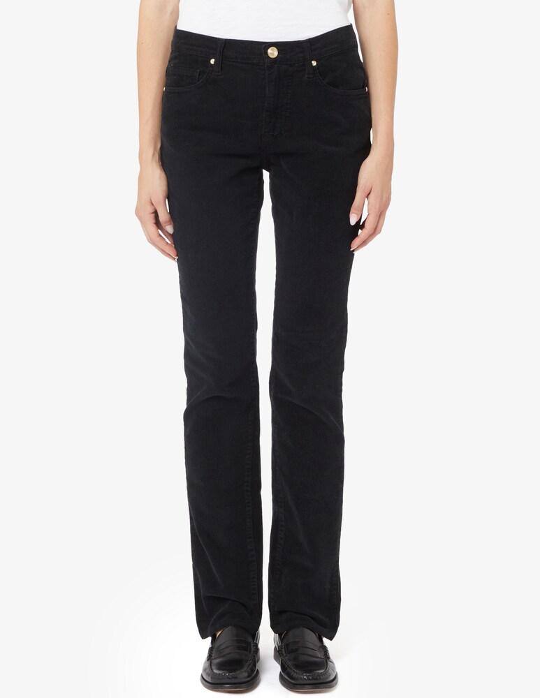 Elizabeth Ascot Pantaloni slim fit 5 tasche velluto