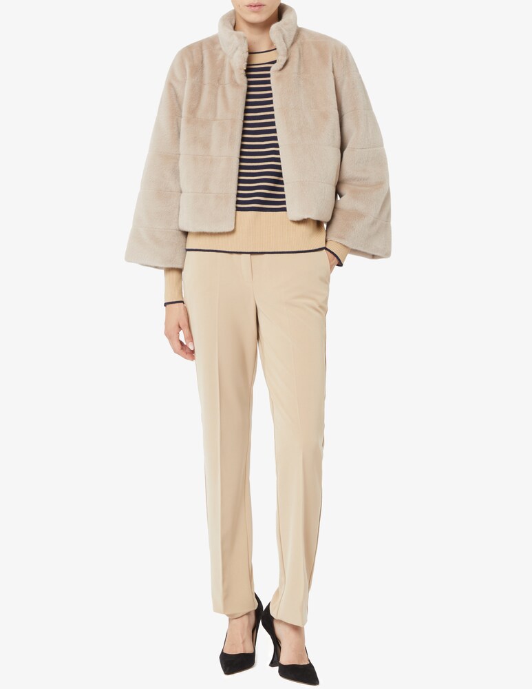 EMME Marella Cip Coprispalla Pelliccia Sintetica