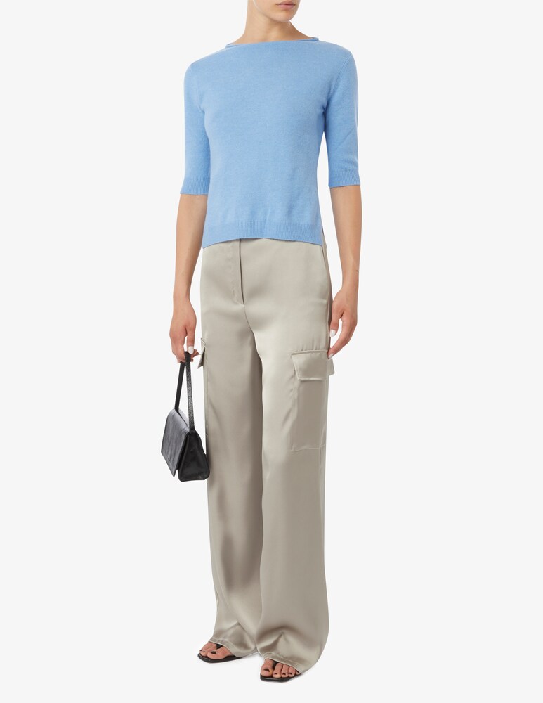 EMME Marella Emma Pantaloni Cargo In Raso