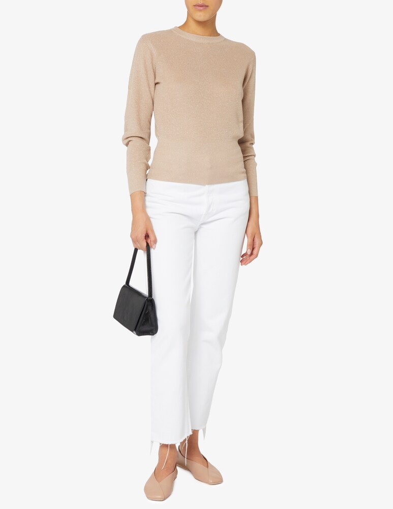 EMME Marella Kiku Manica Lunga Fitted Lurex