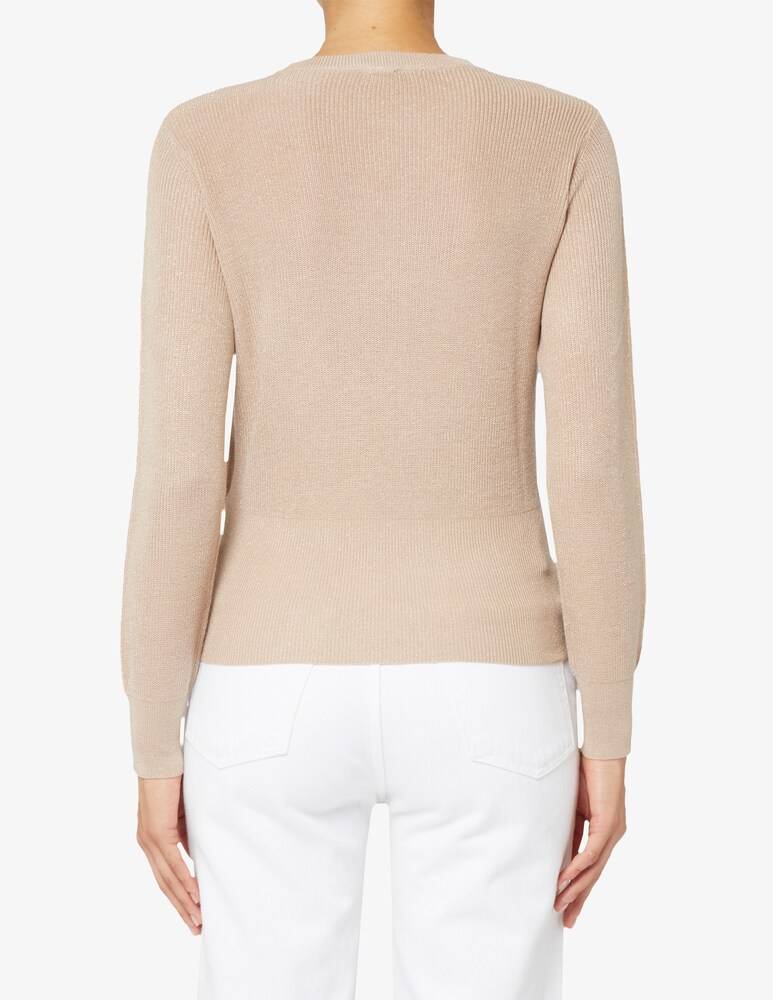 EMME Marella Kiku Manica Lunga Fitted Lurex