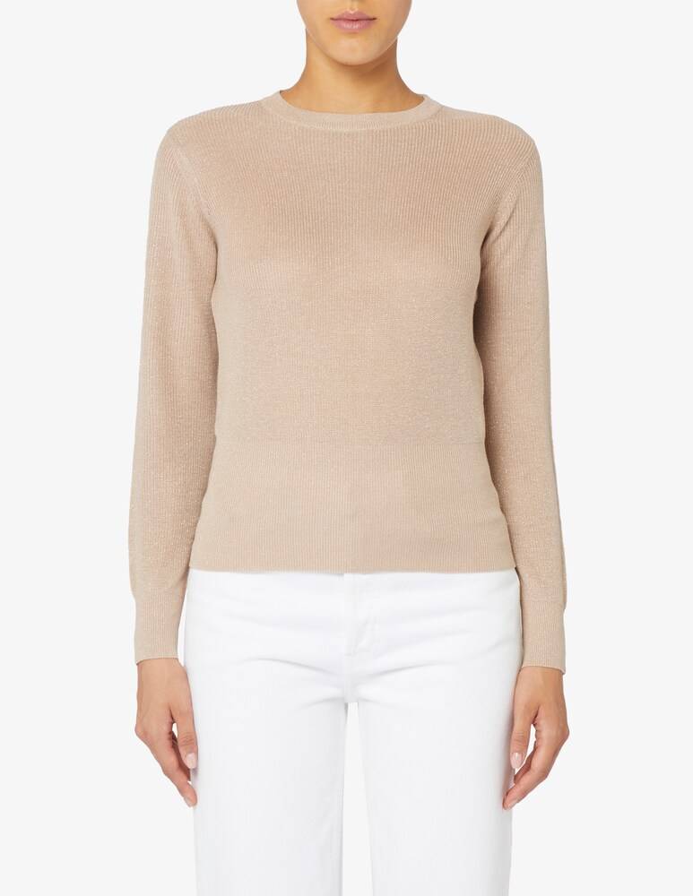 EMME Marella Kiku manica lunga fitted lurex