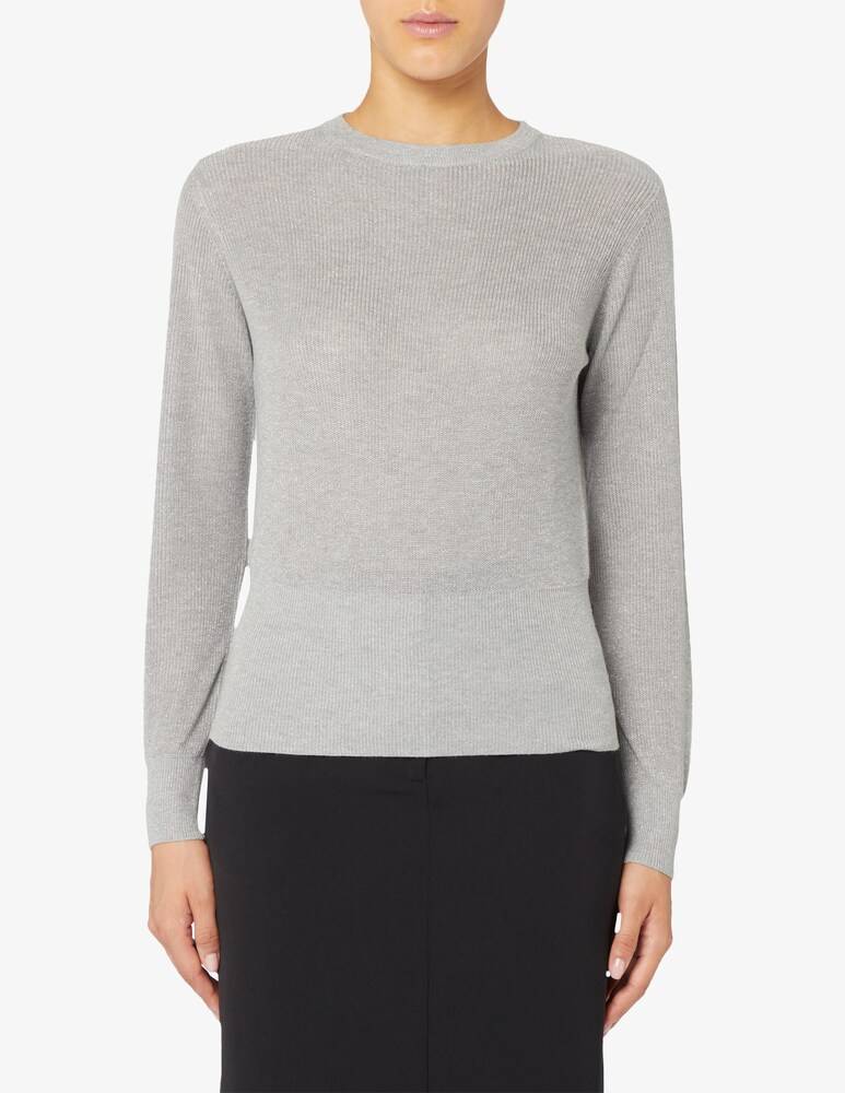 EMME Marella Kiku manica lunga fitted lurex