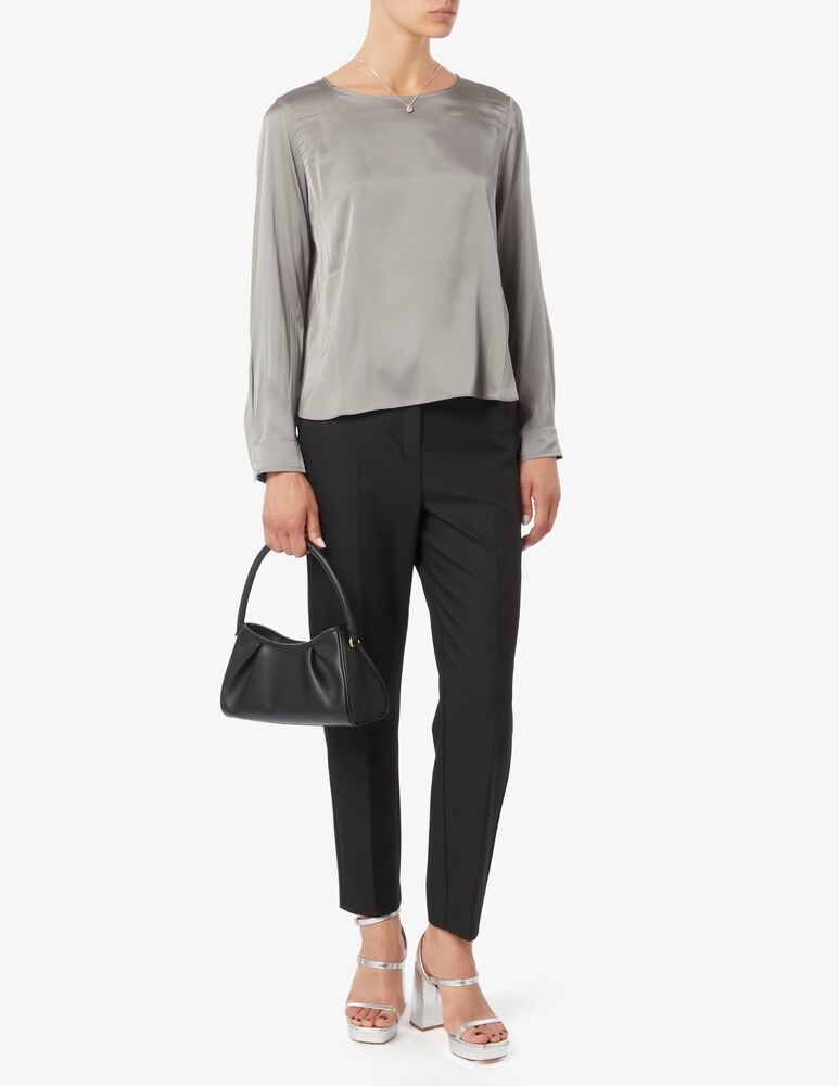 EMME Marella Madera Blusa Raso
