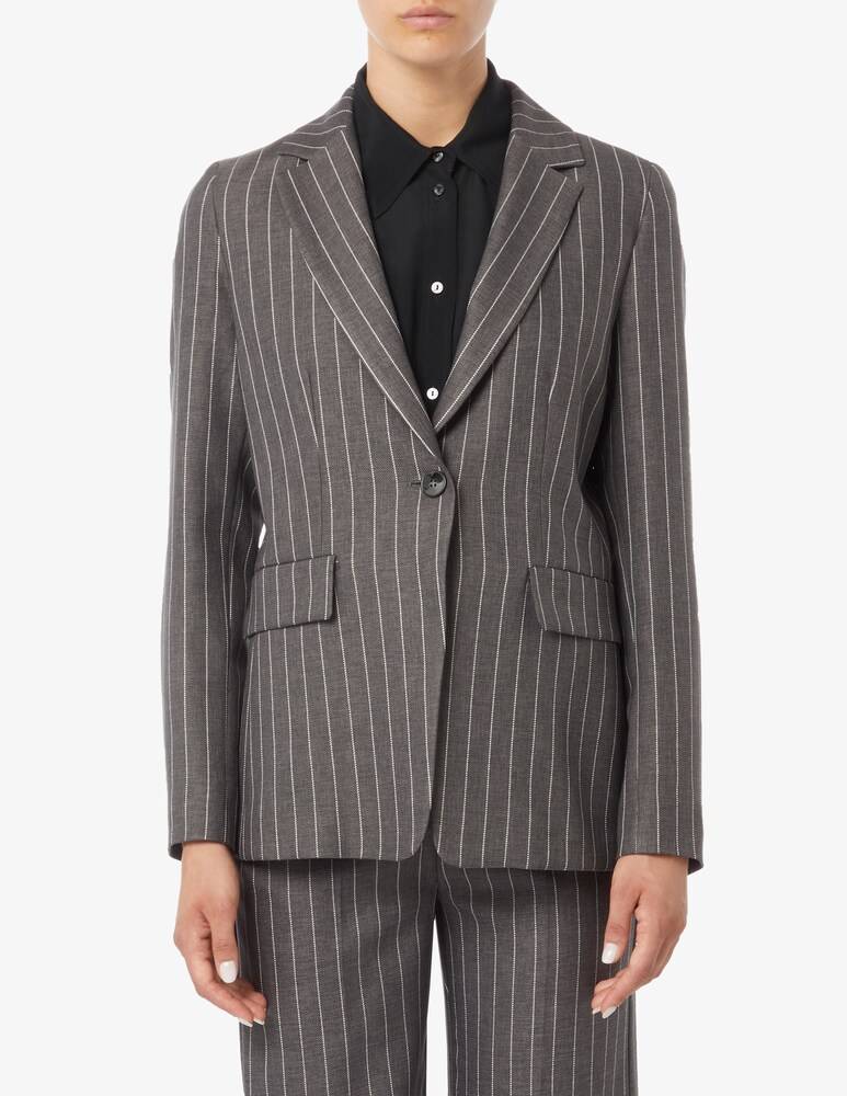 EMME Marella Prologo blazer monopetto gessato