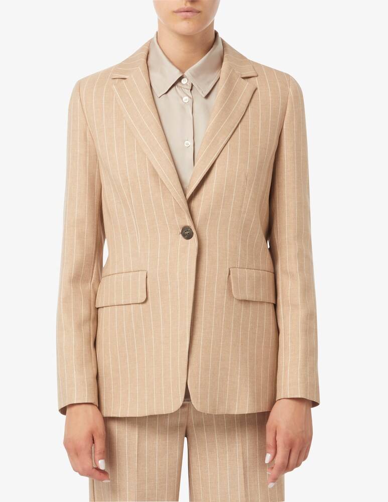 EMME Marella Prologo blazer monopetto gessato