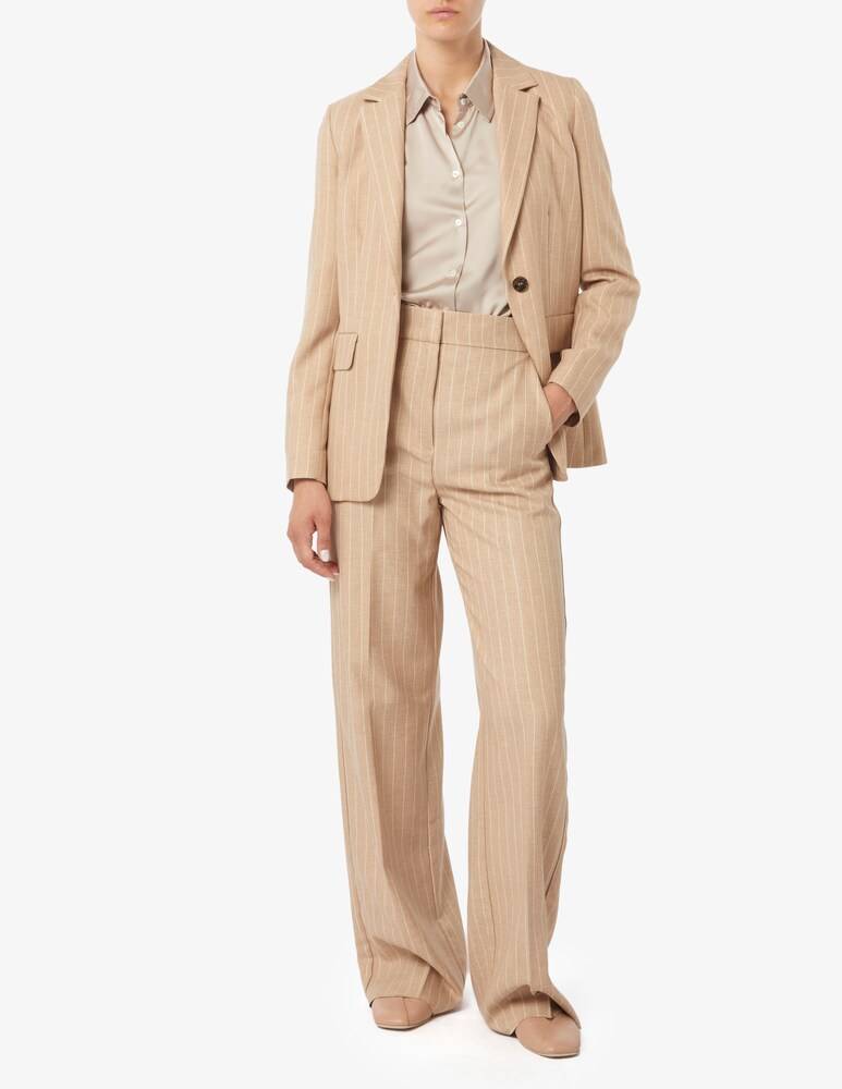 EMME Marella Prologo Pantaloni Palazzo Gessato