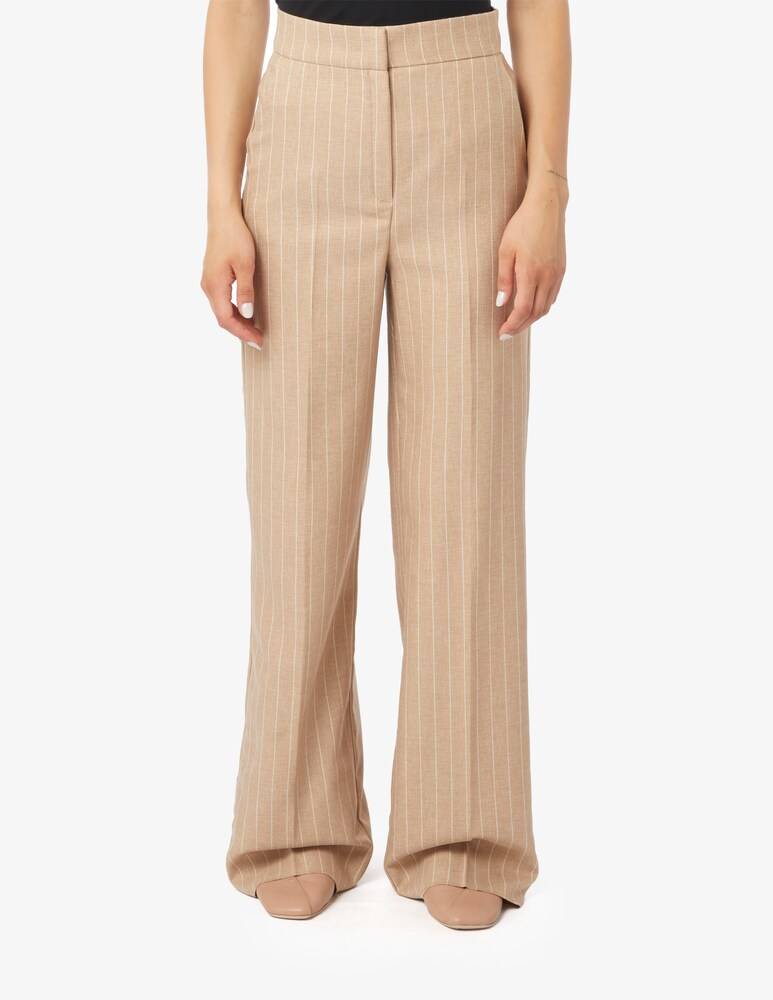 EMME Marella Prologo pantaloni palazzo gessato