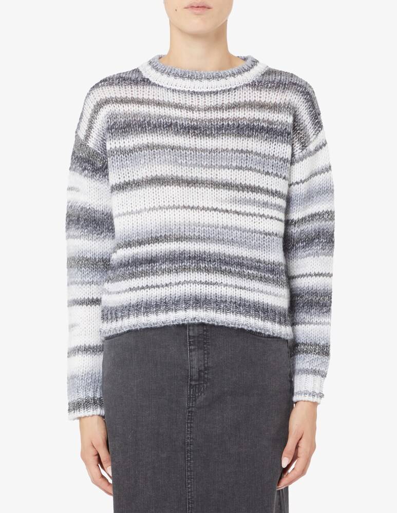 EMME Marella Scoli maglione bande orizzontale lurex