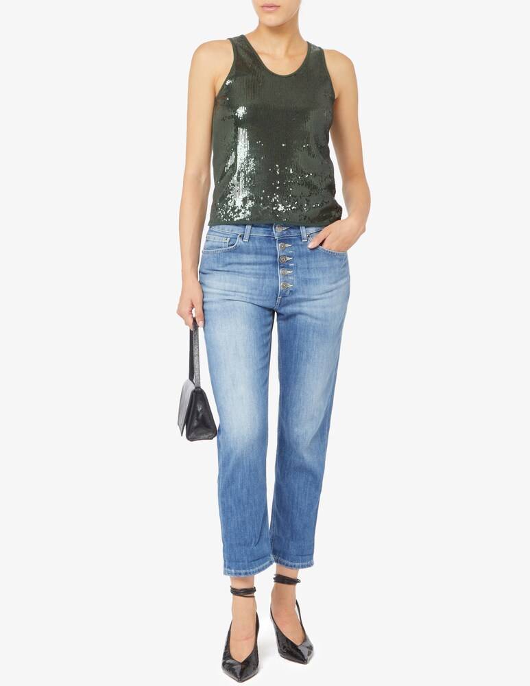 EMME Marella Veneto Top Con Paillettes