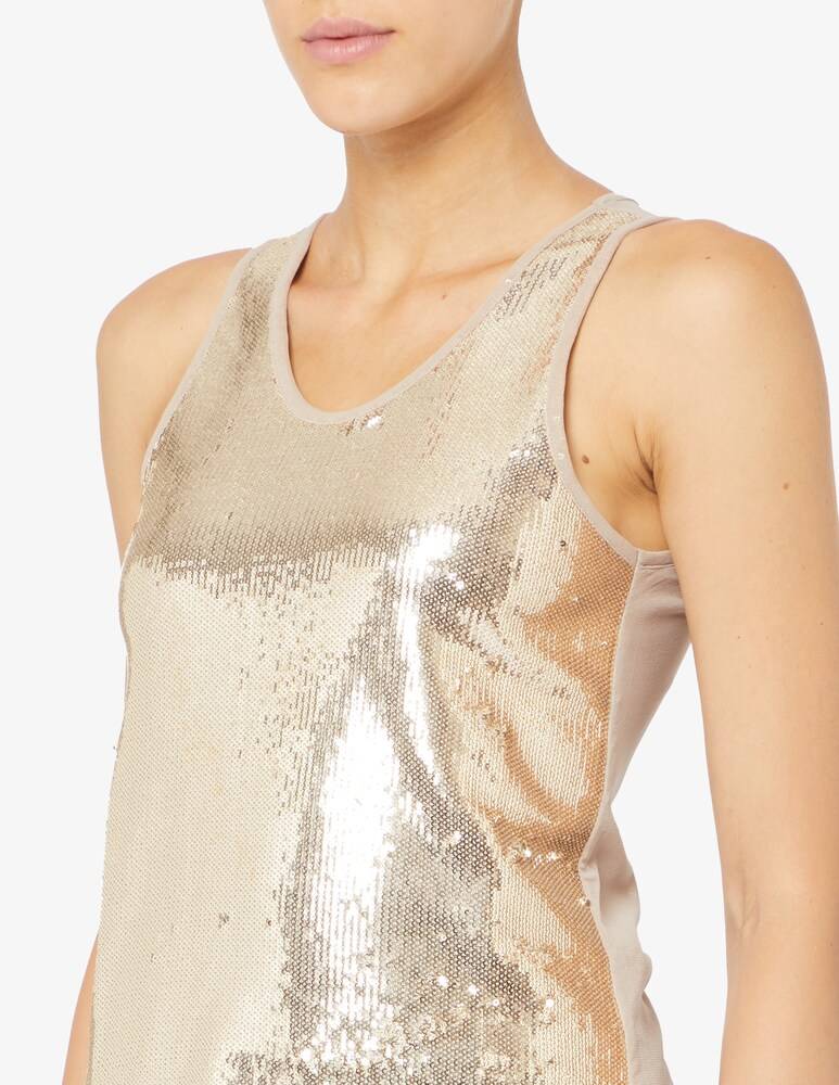 EMME Marella Veneto Top Con Paillettes