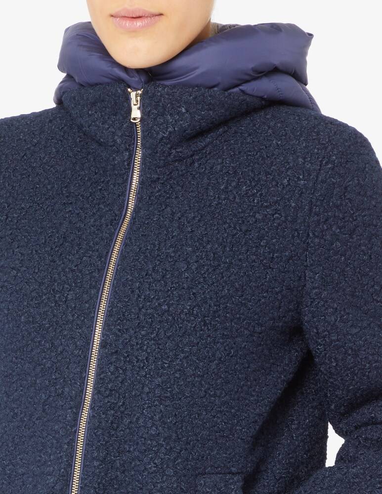 EMME Marella Whool Ricciolino Zip Cappuccio